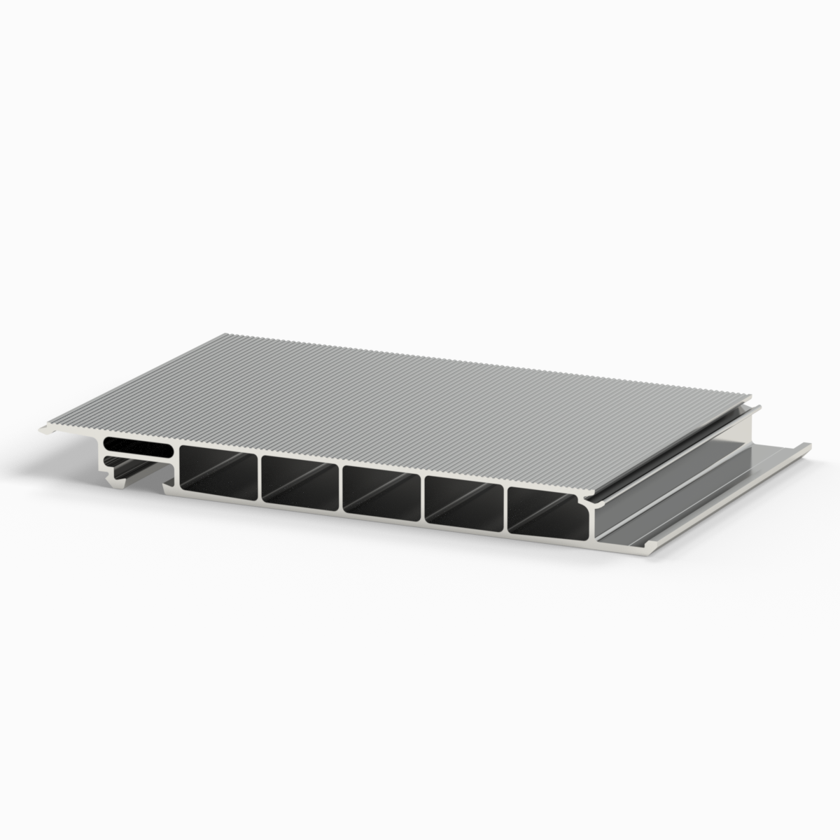 Profilé de plancher 30 strié creux sur plate forme / EN 755-9