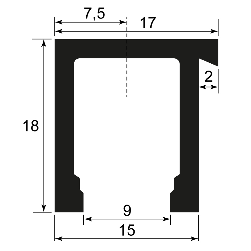 Profilé parclose