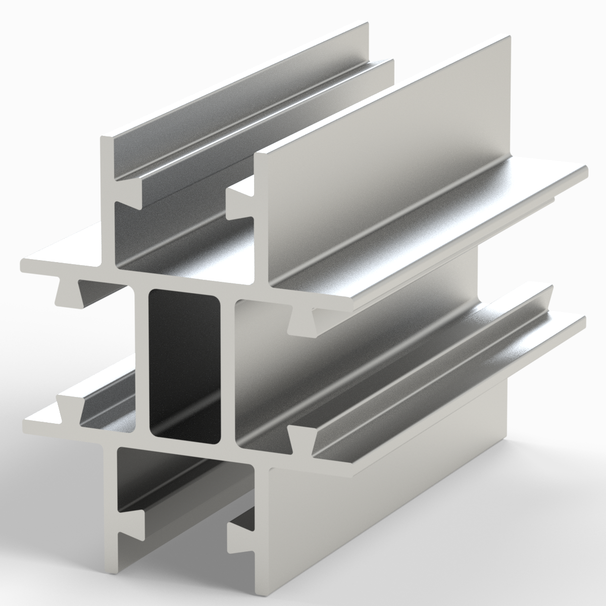 Vierwegprofil zu Veraflex System / EN 755-9