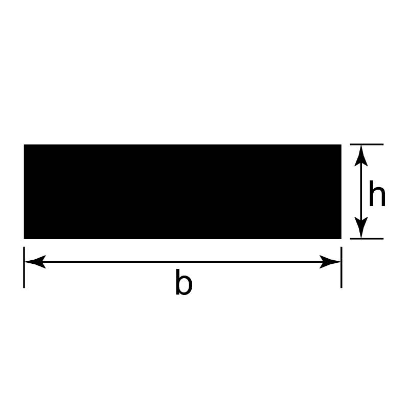 Méplat filé / EN 755-2 / EN 755-5