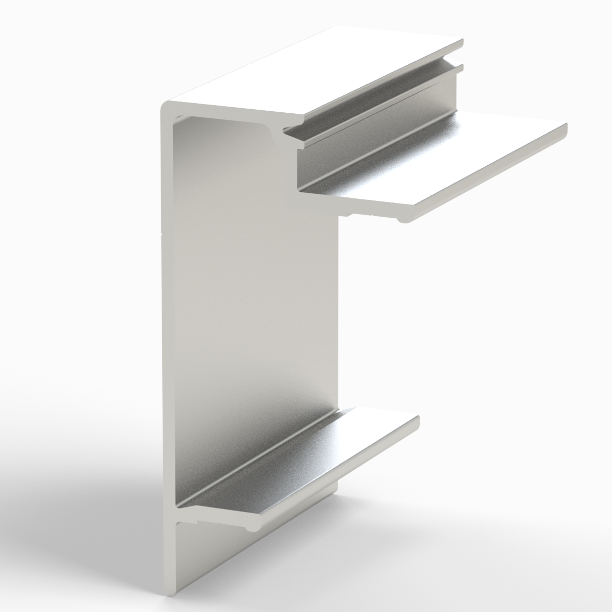 Brückenrahmenprofil 20 mm zu Pritschen Plattform / EN 755-9