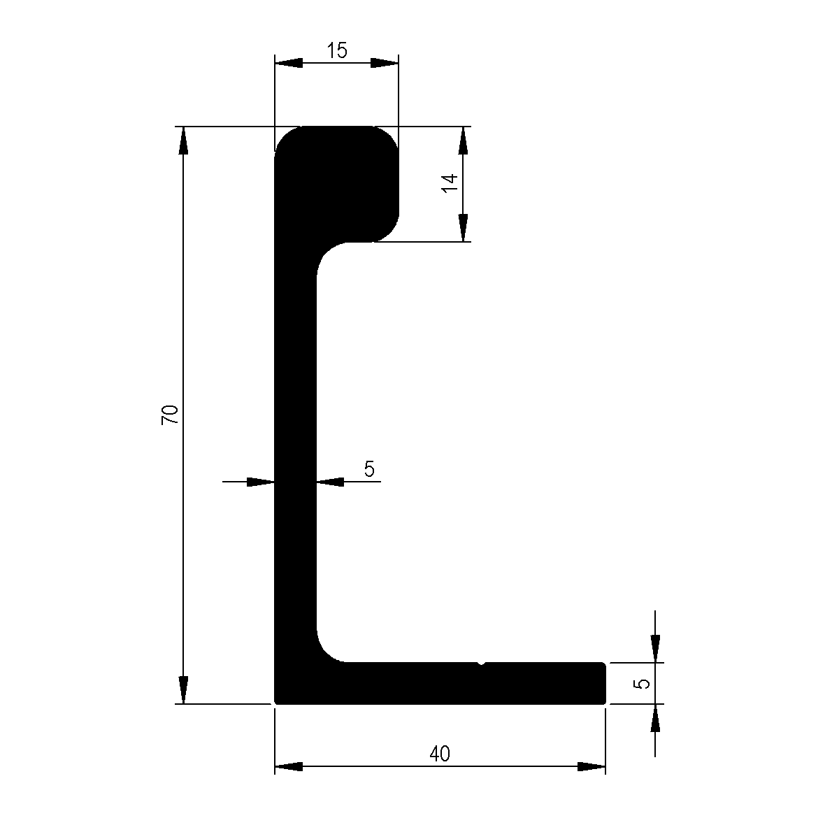 Vorwandstütze zu Pritschen Plattform / EN 755-9
