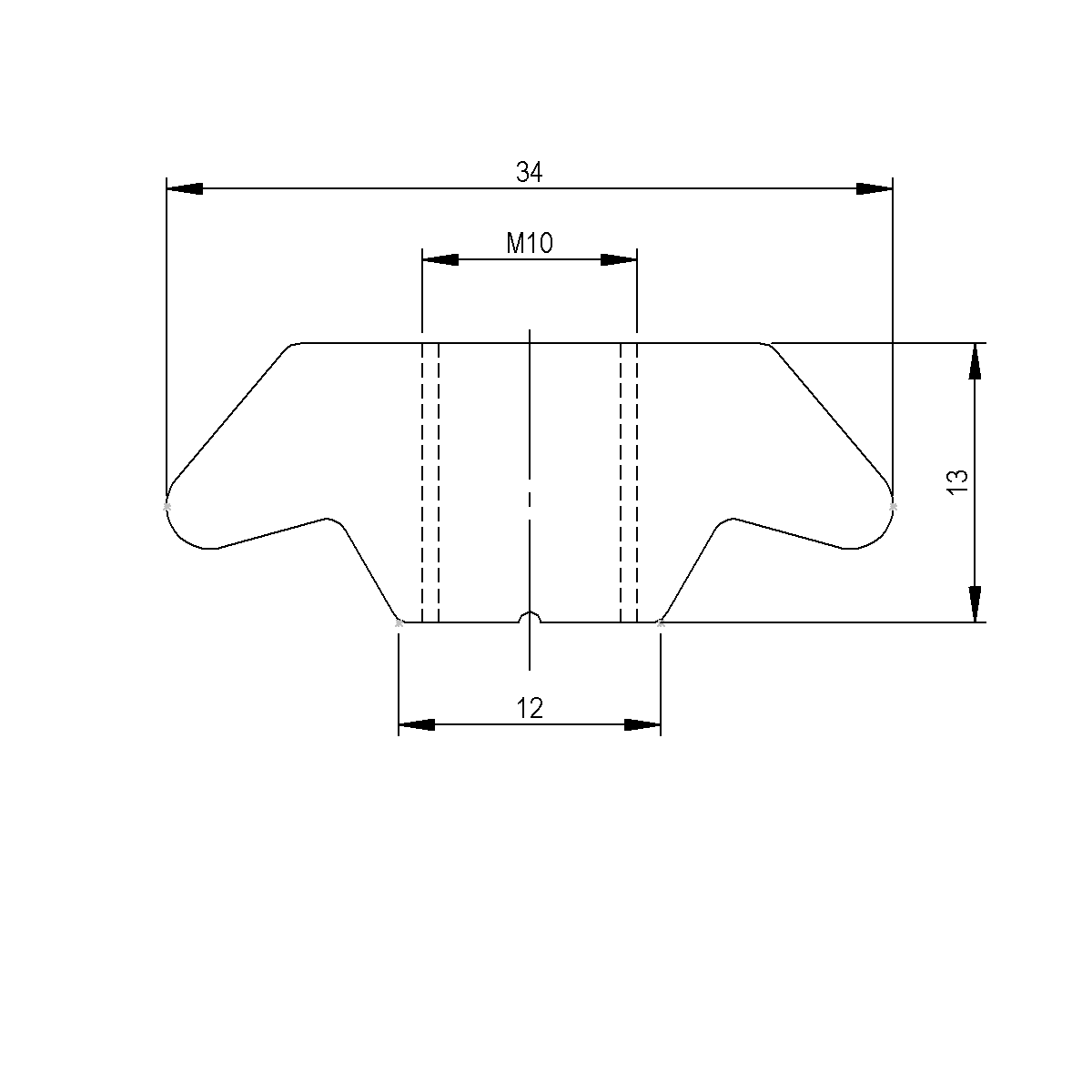 Plaque de fixation sur soubassement de platforme