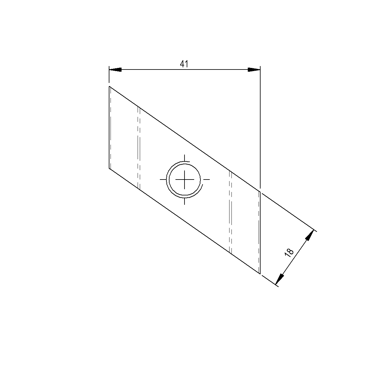 Plaque de fixation sur soubassement de platforme