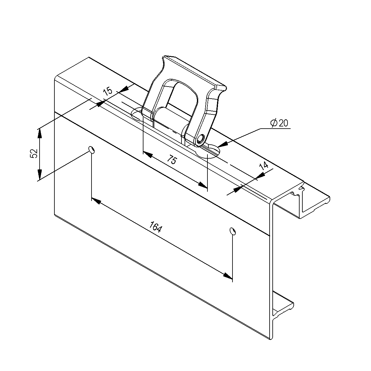 Boucle d'attache complète