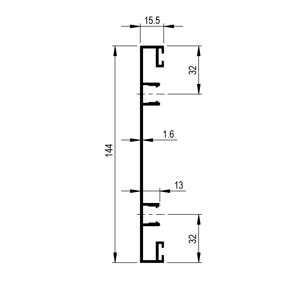 Schaufensterprofil