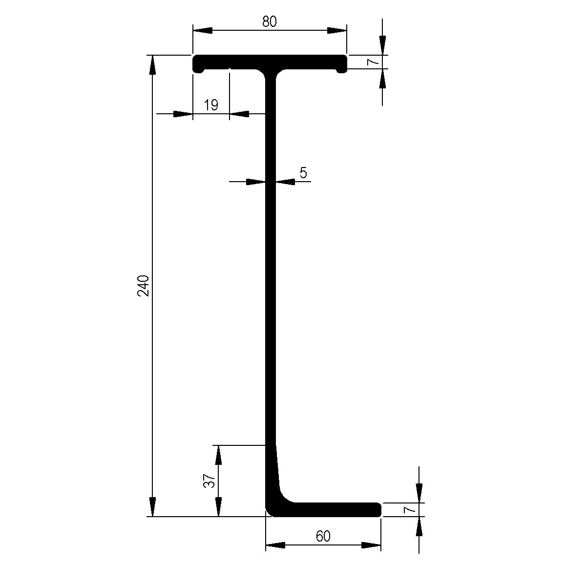 Unterbauträger zu Pritschen Unterbau / EN 755-9