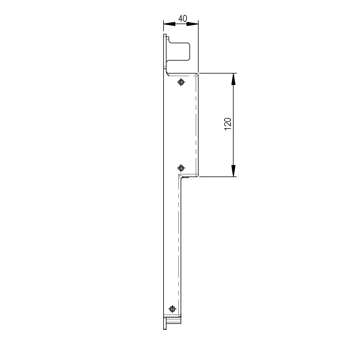 Bordwandabschluss links zu Profil 51609-10/-87
