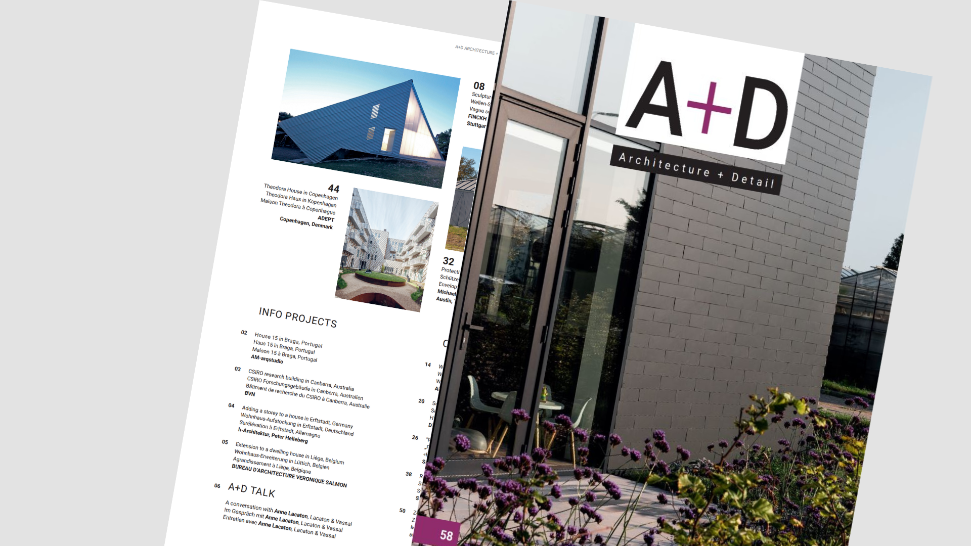 Architecture + Detail Magazin #58 von EQUITONE