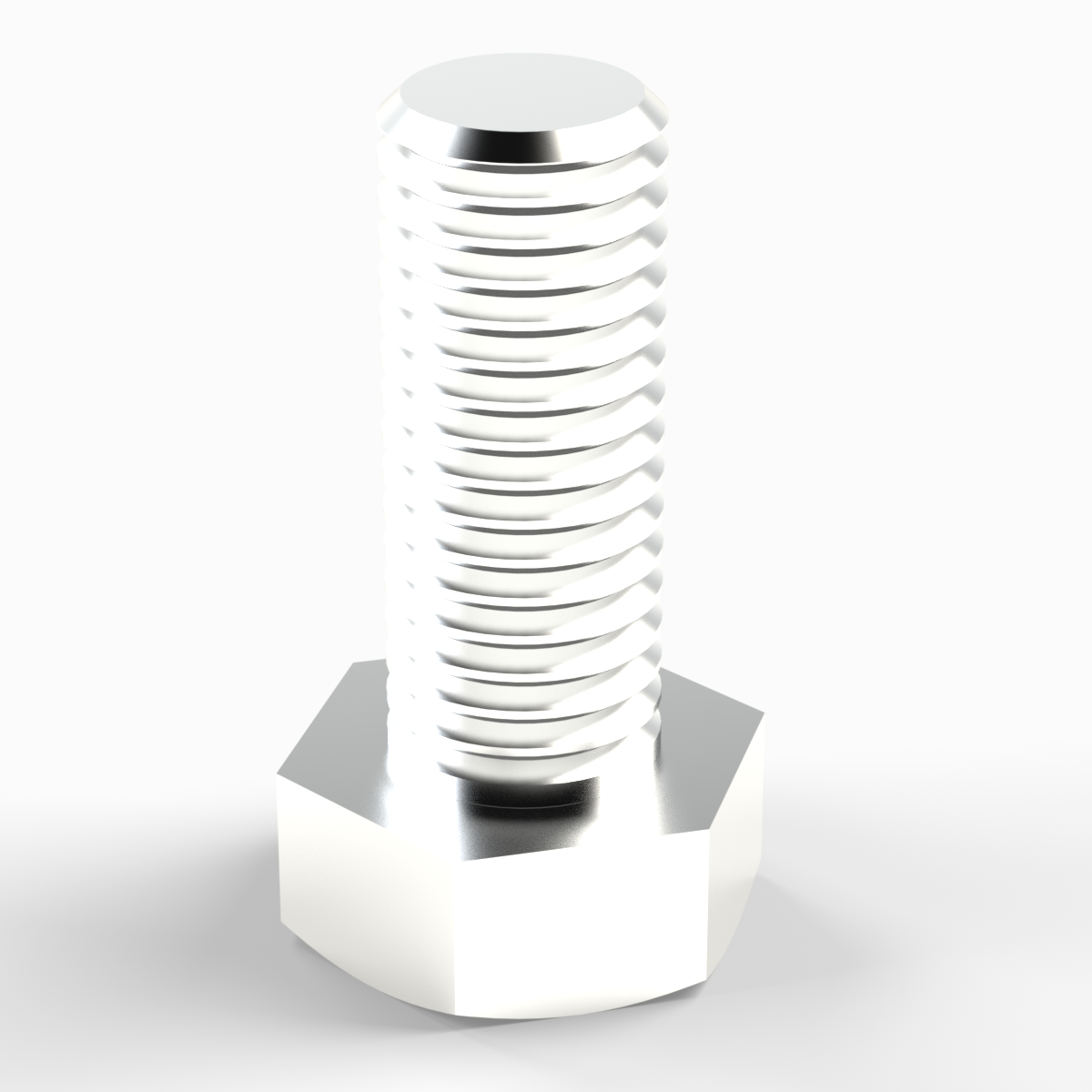 Vis hexagonale sans tige sur fixation soubassement de platforme