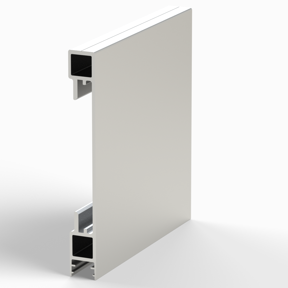 Oberes Randprofil für Zurrschiene zu Bordwand 25 mm Euroclip / EN 755-9
