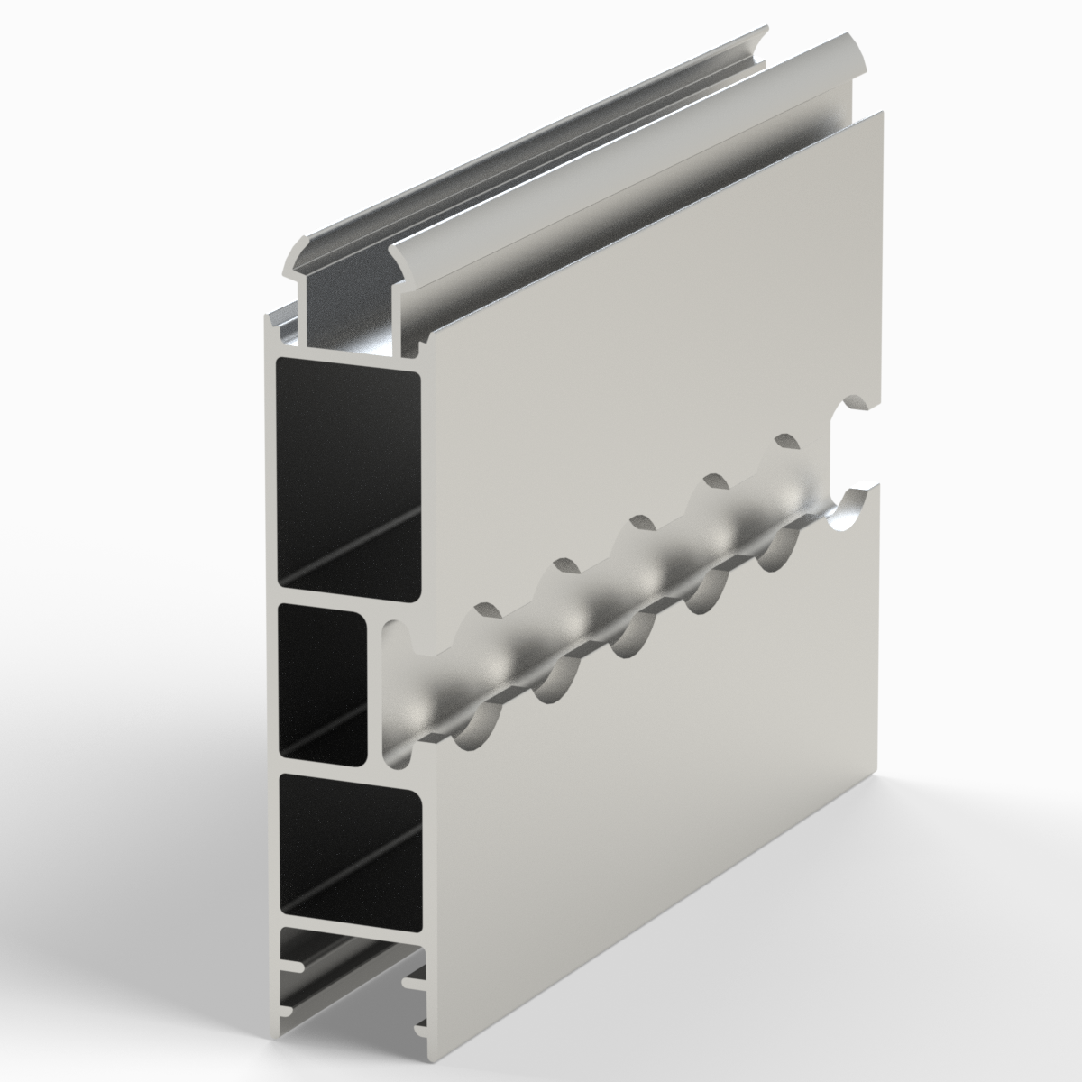 Zwischenprofil Airline zu Bordwand 25 mm Euroclip / EN 755-9