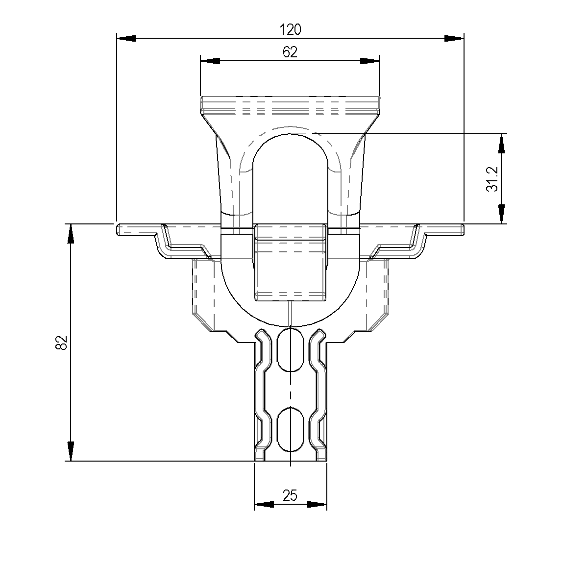 Boucle d'attache complète