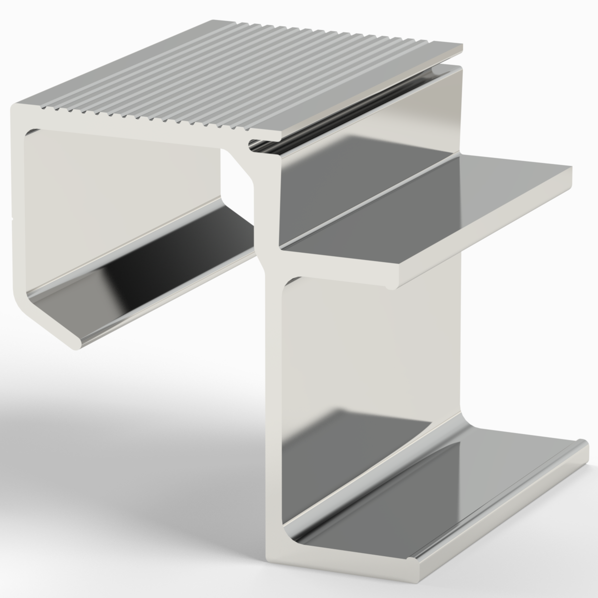 Profilé traverse arrière 40 mm sur plate forme / EN 755-9