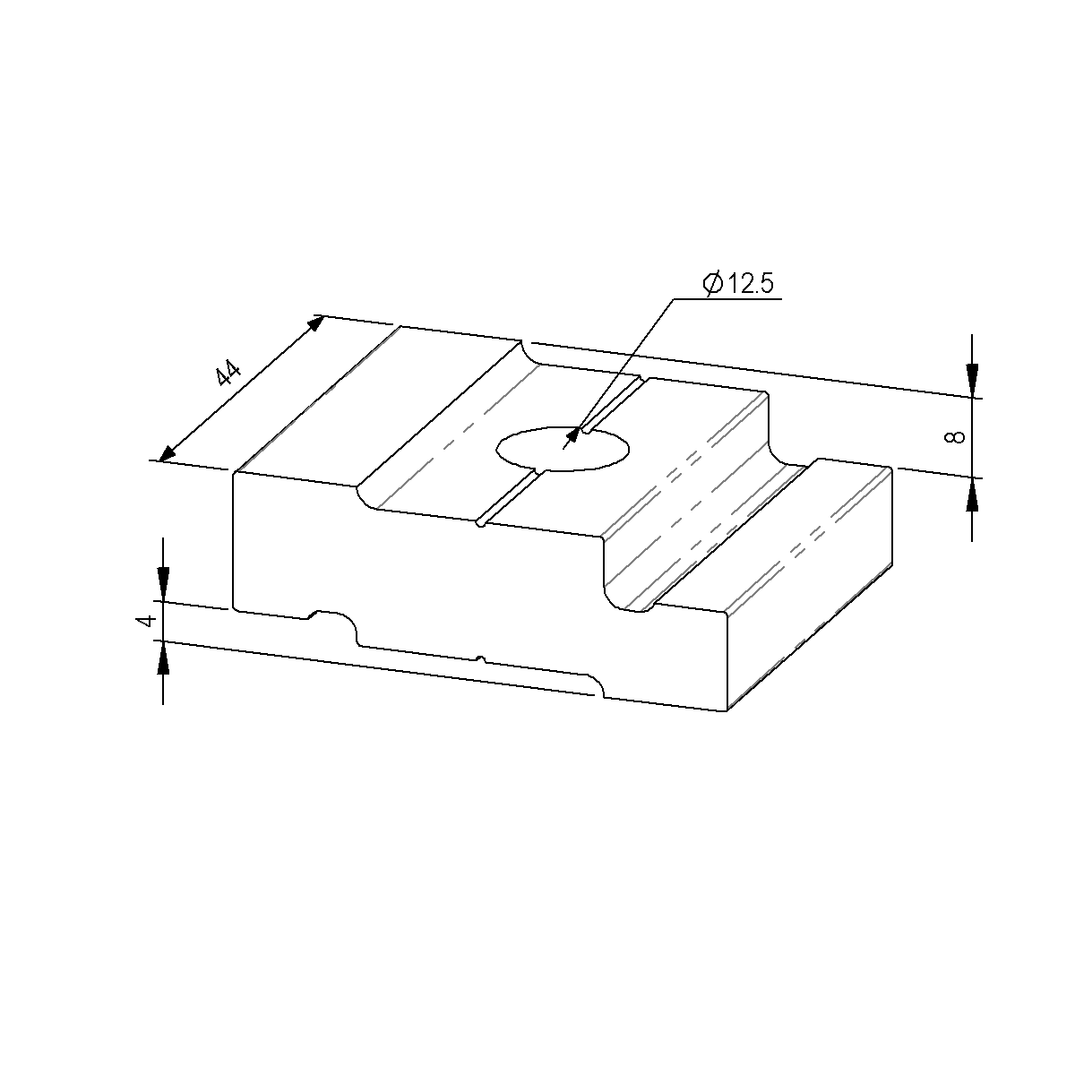 Klemmplatte zu Klemmgarnituren Pritschen Unterbau