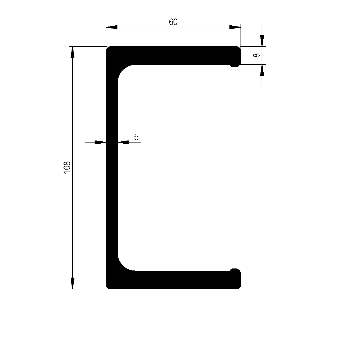Unterbauträger zu Pritschen Unterbau / EN 755-9