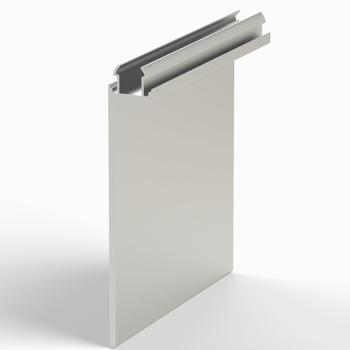 Unteres Randprofil zu Bordwand 25 mm Euroclip / EN 755-9