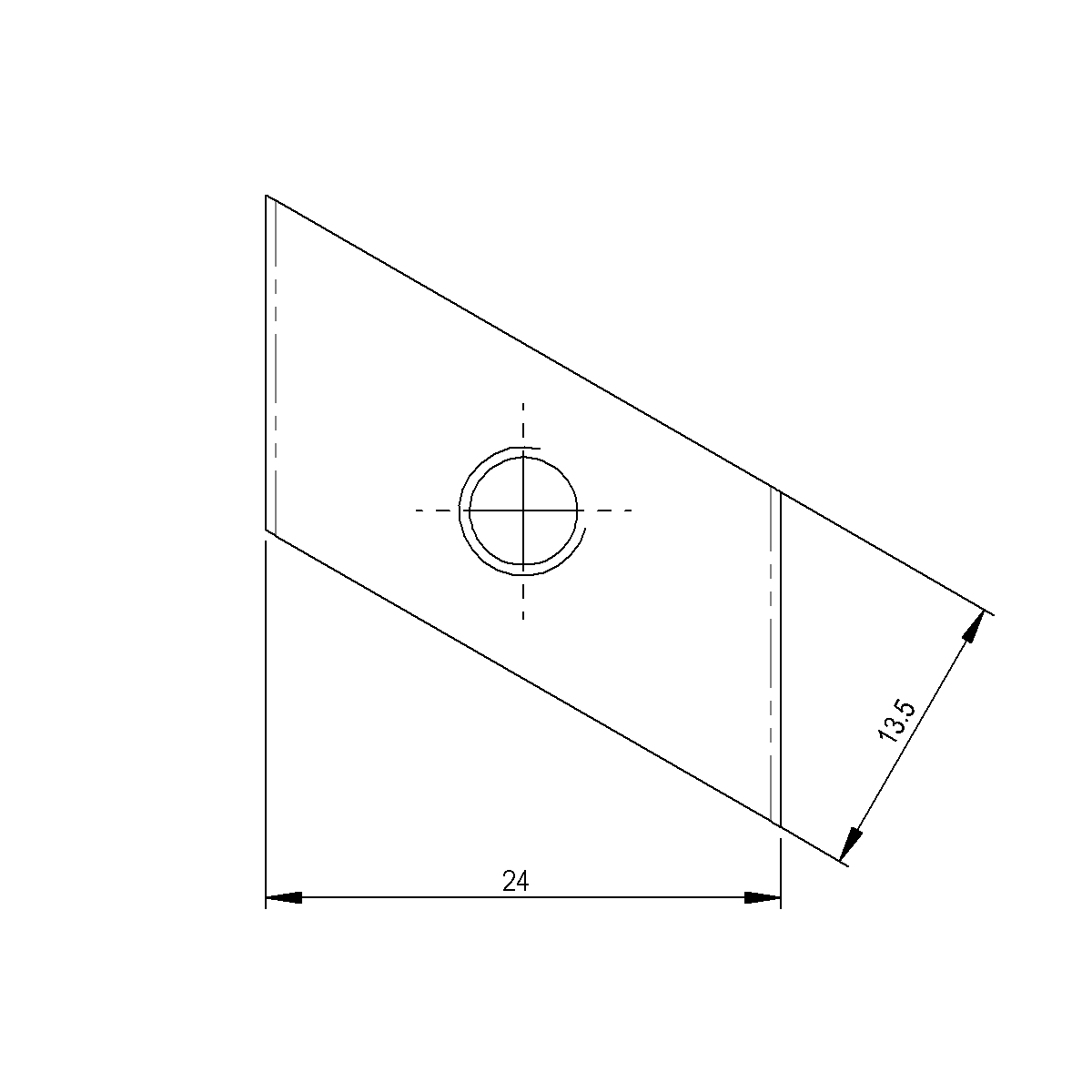 Pièce de serrage M6 sur système Veraflex