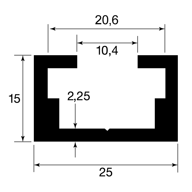 C-profil spéciaux / EN 755-2 / EN 755-9