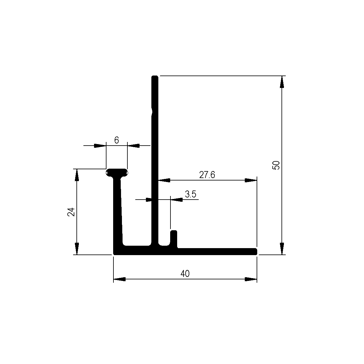 ALUCOBOND Basisprofil für "S-Z"