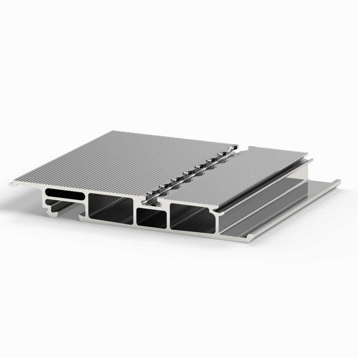 Bodenplankenprofil 30 feingeriffelt Airline zu Pritschen Plattform / EN 755-9