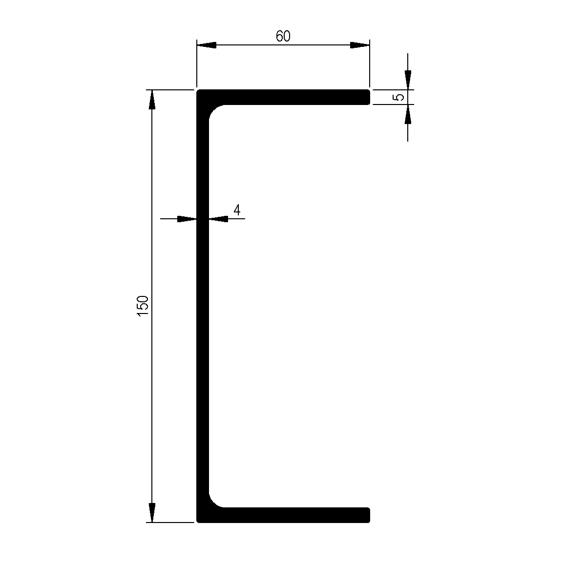 U-Profil gepresst / EN 755-2 / EN 755-9