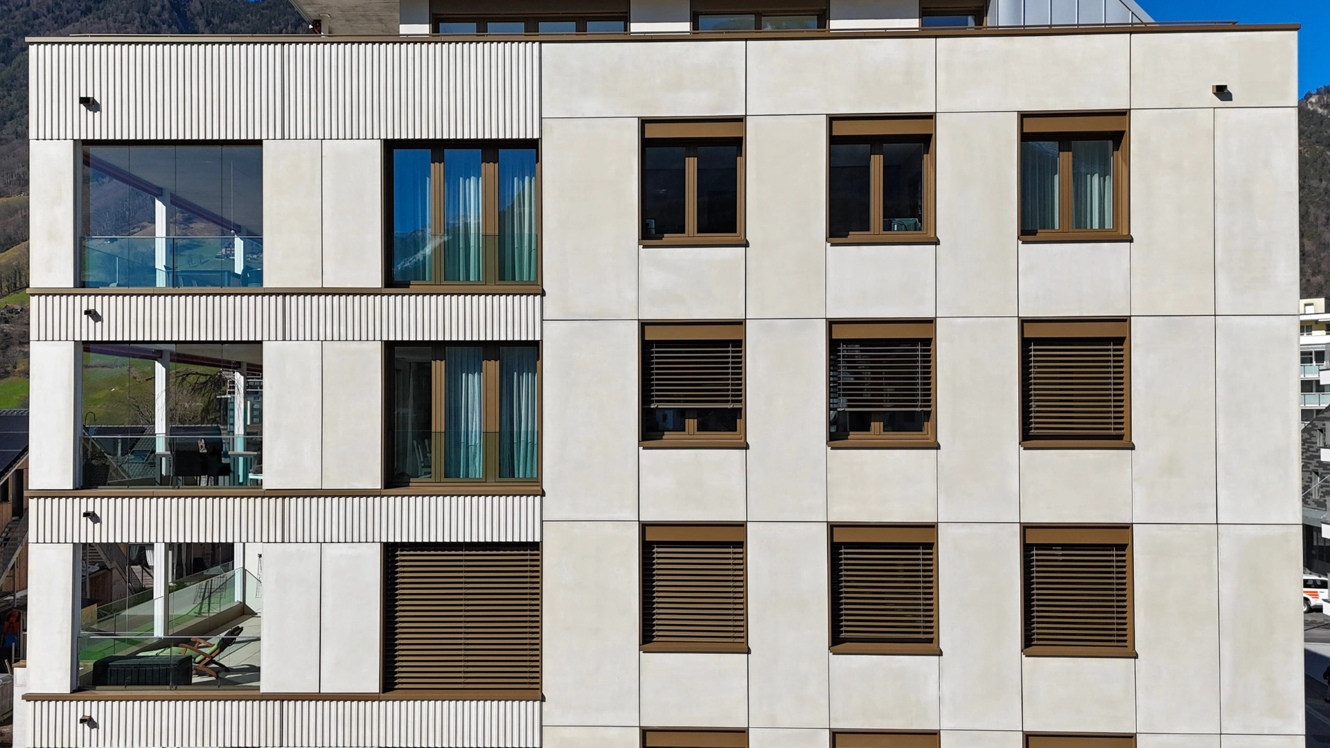 Glasfaserbetonfassade mit architektonischer Präzision