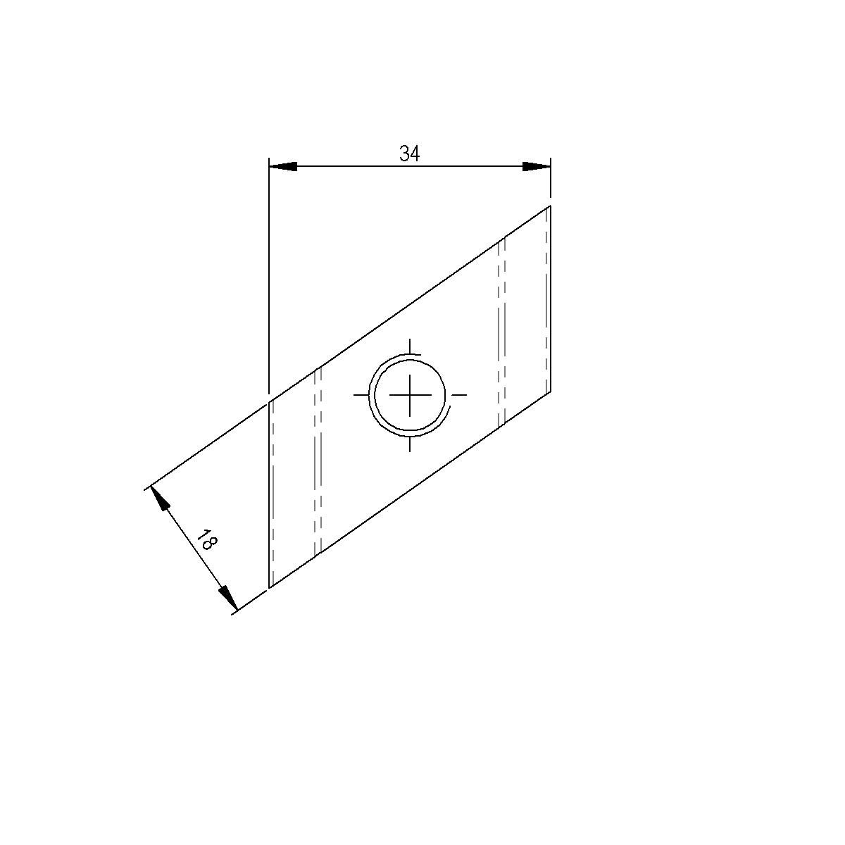 Plaque de fixation sur soubassement de platforme