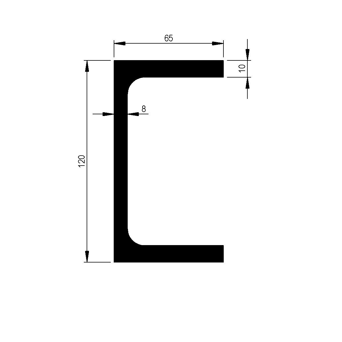 U-Profil gepresst / EN 755-2 / EN 755-9